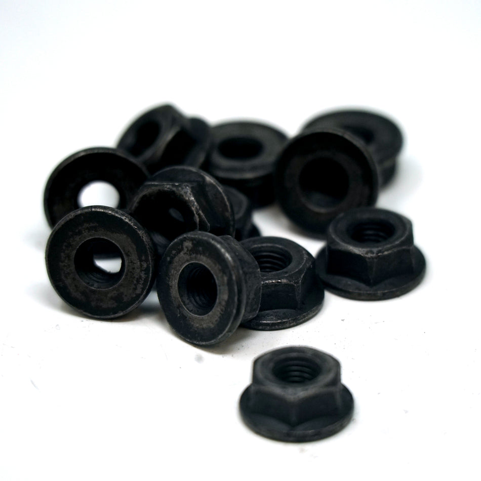 Wheel Lug Nut - 1/2" Hex for 1/4" Stud - 12 Pack