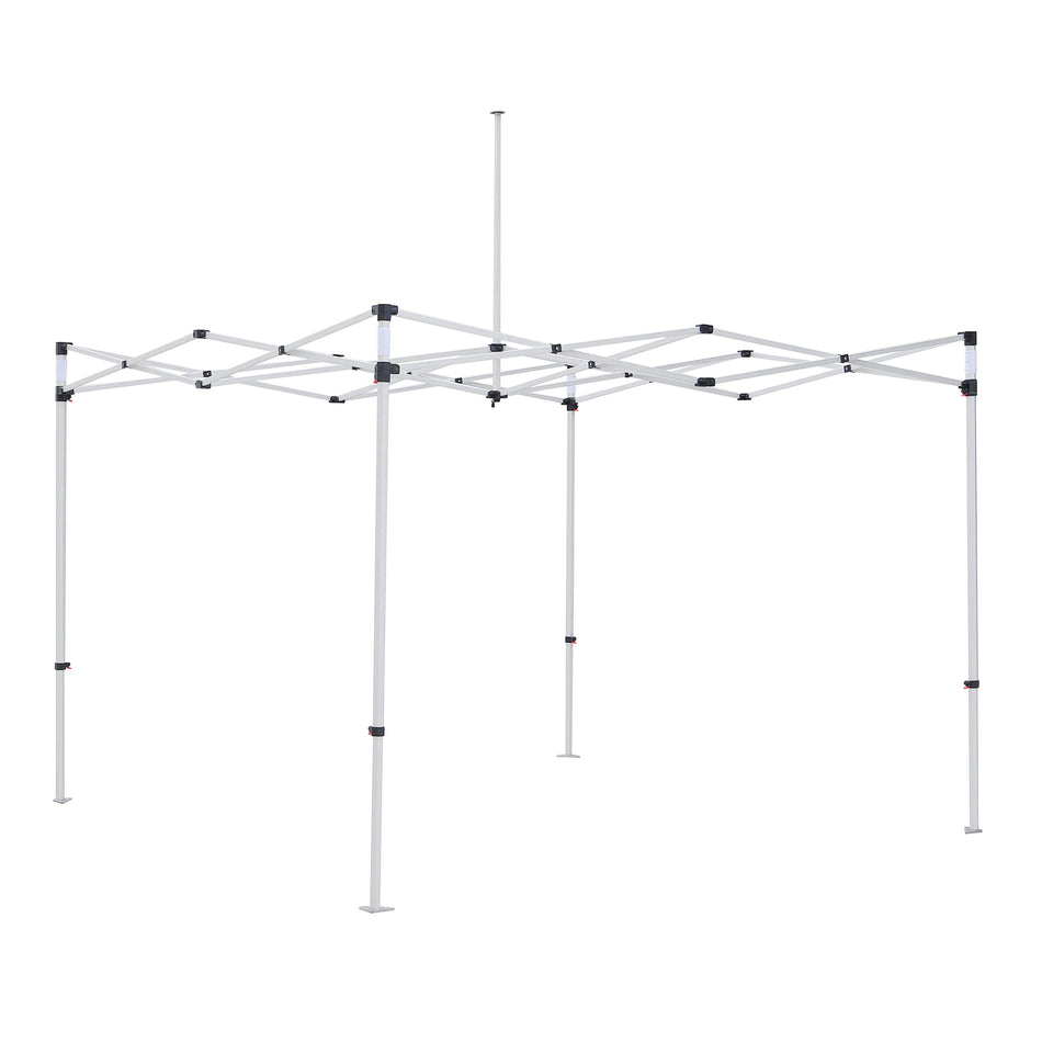 10' Premium Hex Aluminum Frame w/ Full Color Canopy