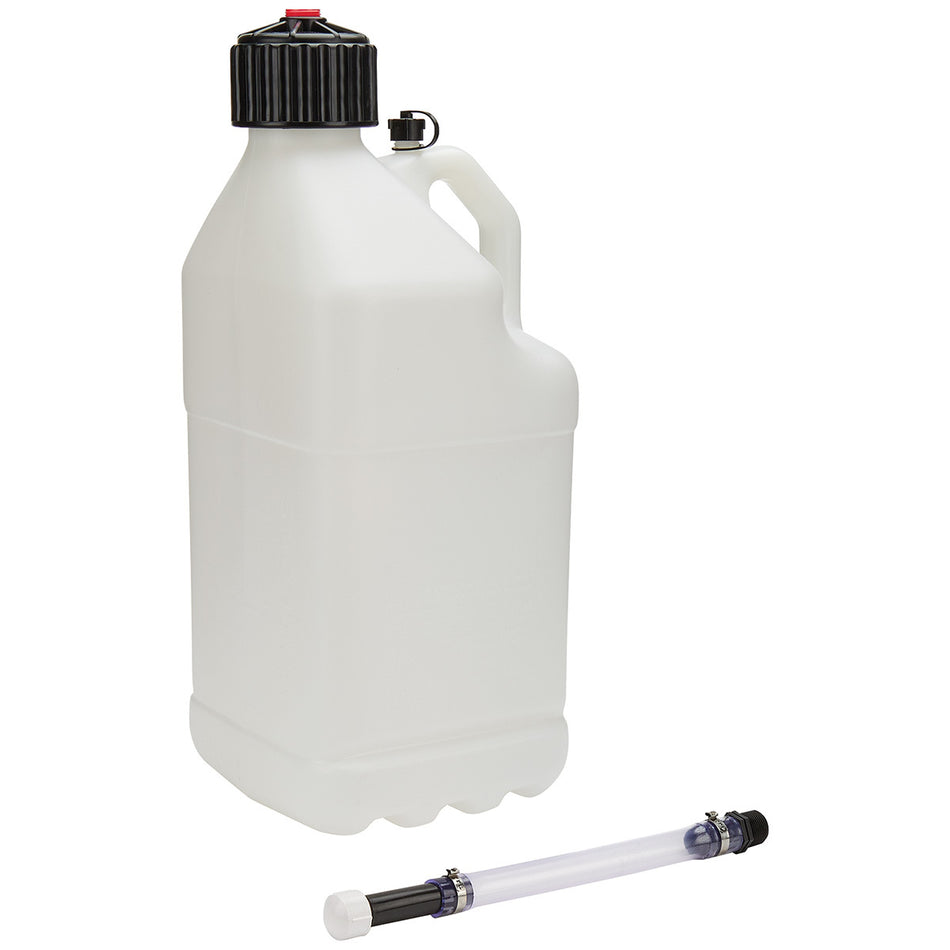 5 Gallon Square Utility Jug w/ Filler Hose