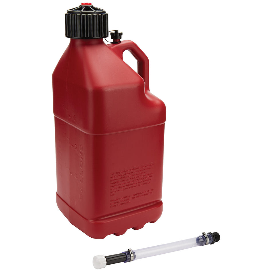 5 Gallon Square Utility Jug w/ Filler Hose
