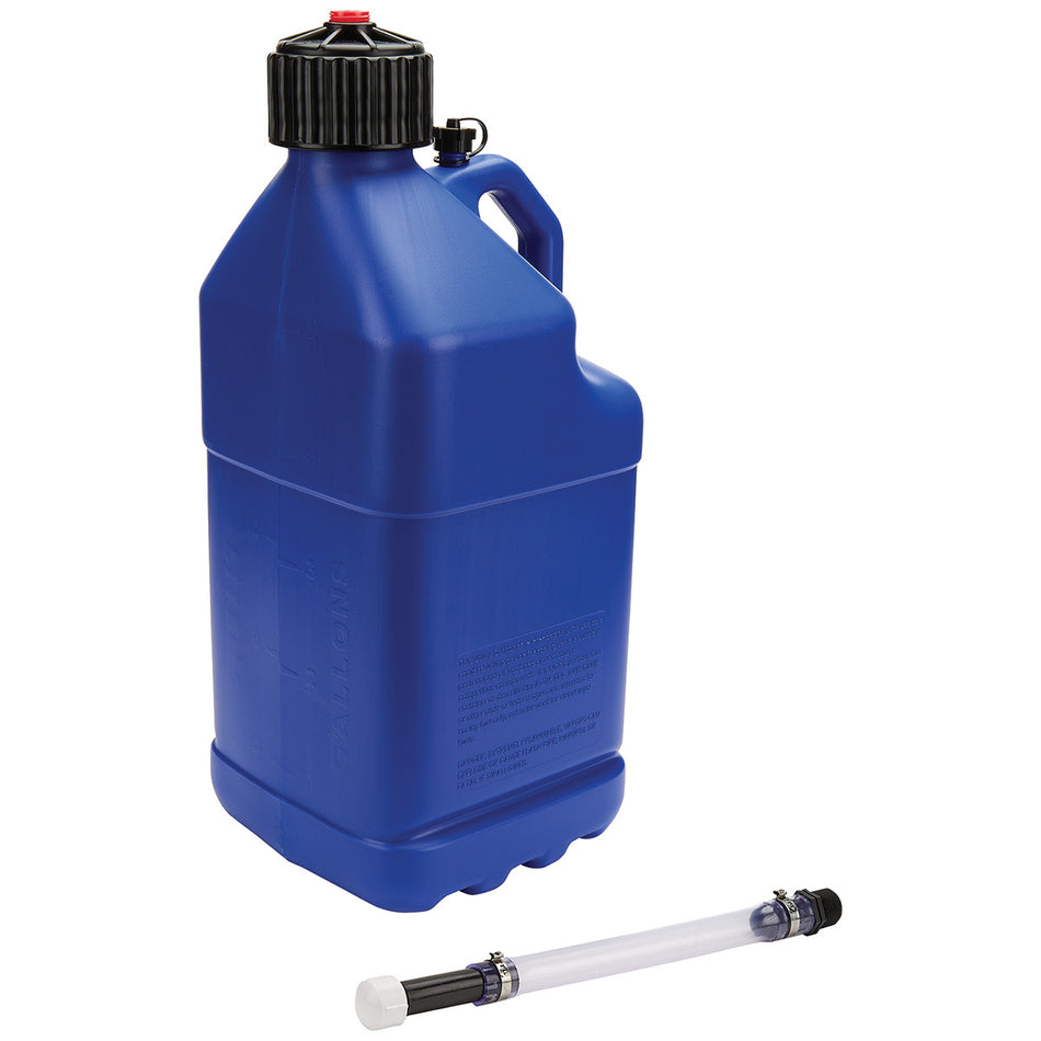 5 Gallon Square Utility Jug w/ Filler Hose