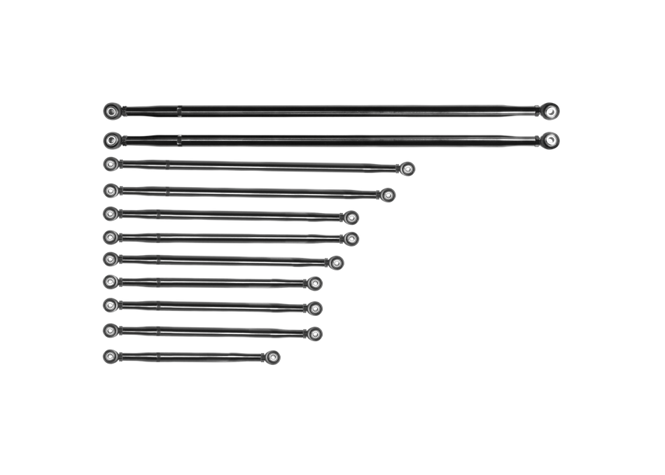 Assembled RSR Radius Rod Kit - Black