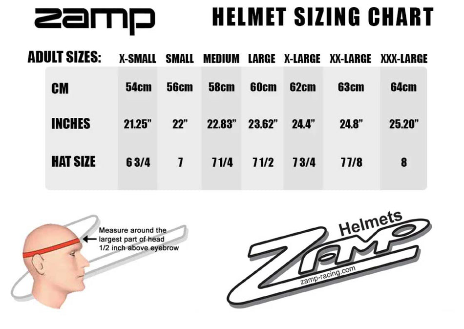 Zamp RZ-67D Carbon Mix Helmet | Snell SA2025 Racing Helmet