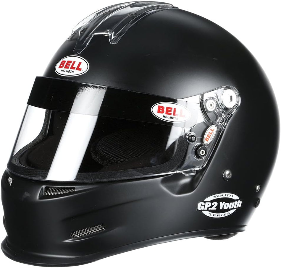 Bell Youth Flat Black Helmet SFI24.1 GP.2