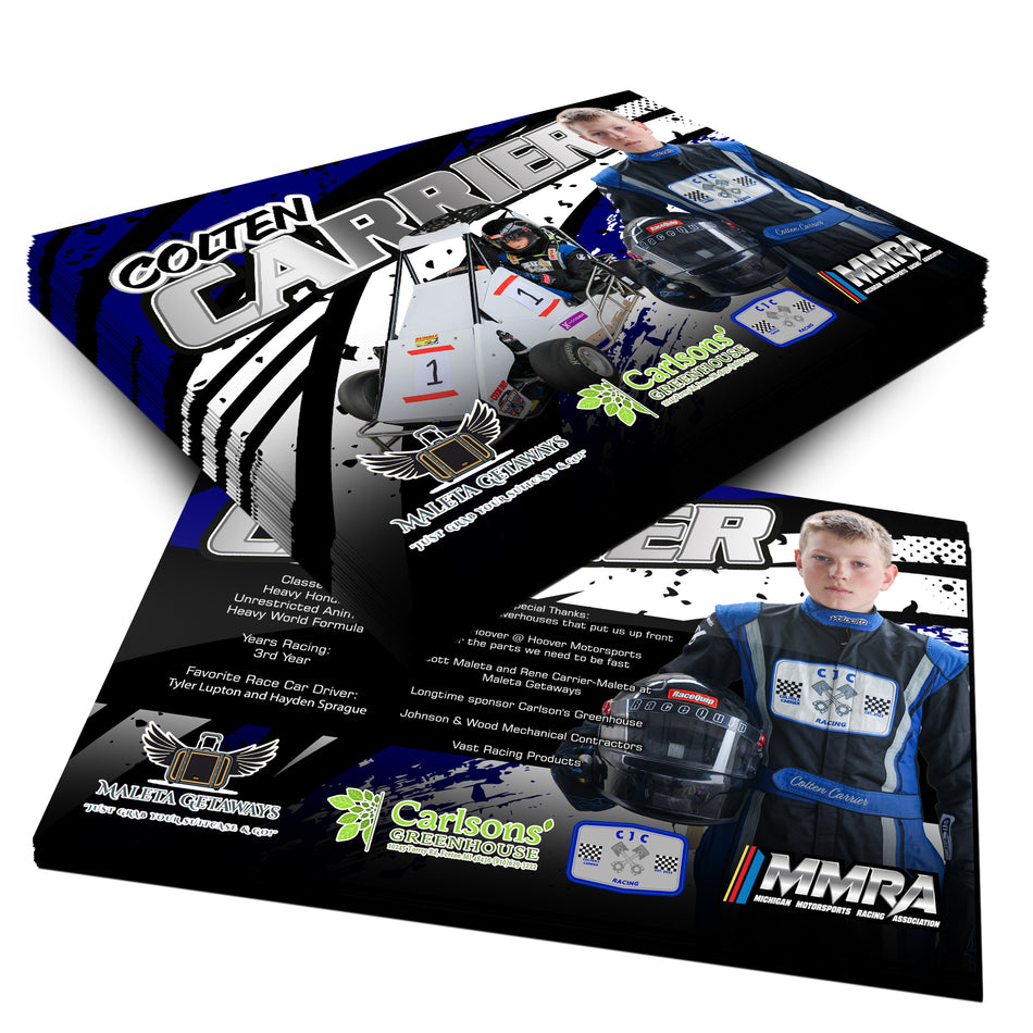 Hero Cards - 10" x 8" Double Sided