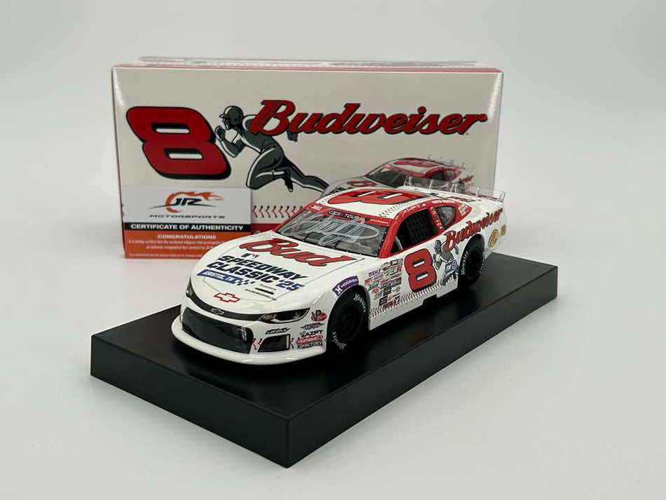 Dale Earnhardt Jr Autographed 2025 Budweiser Speedway Classic 1:24 Late Model Stock Car Diecast