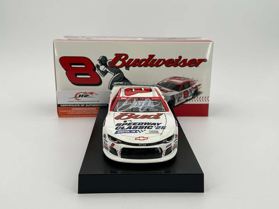 Dale Earnhardt Jr Autographed 2025 Budweiser Speedway Classic 1:24 Late Model Stock Car Diecast