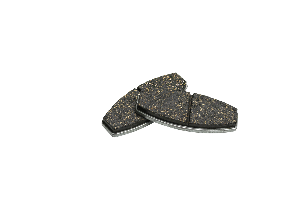 Black steel quarter midget brake pad for standard QM caliper