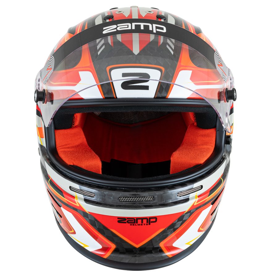 Zamp Carbon Flo Red RZ-48Y Youth SFI 24.1 Helmet