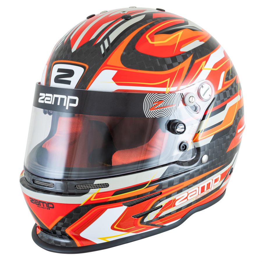 Zamp Carbon Flo Red RZ-48Y Youth SFI 24.1 Helmet