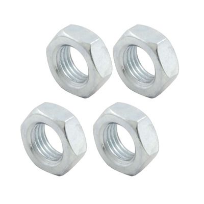Jam Nut, 5/16-24, Steel, Zinc Oxide, Set of 4