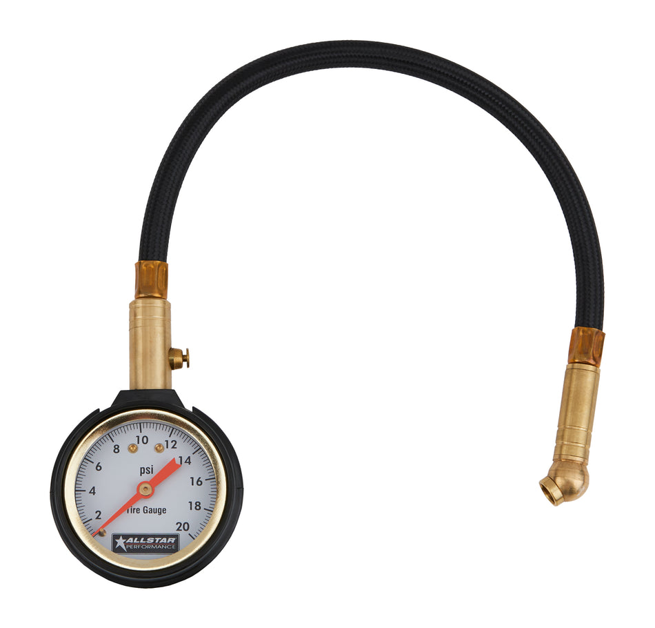Allstar Tire Pressure Gauge 0-20 PSI