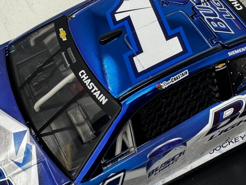 Ross Chastain 2024 Busch Light Throwback 1:24 Nascar Diecast - Color Chrome LIMITED EDITION